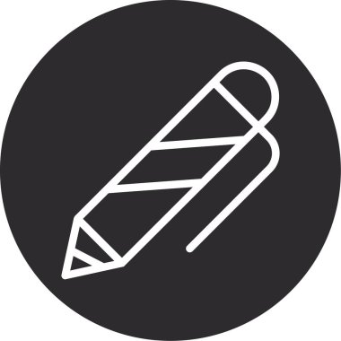 kalem simgesi vektör illüstrasyonu