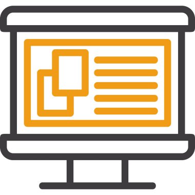 Seo simgesinin vektör illüstrasyonu