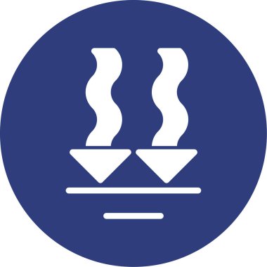 sıcak ve baharatlı vektör simgesi