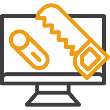 bilgisayar klavye vektör simgesi