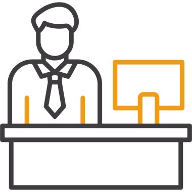 Konferans konferansı simgesi - özet biçimi