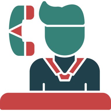 kadın müşteri desteği vektör illüstrasyonu