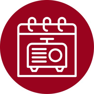 Modern simgenin vektör illüstrasyonu