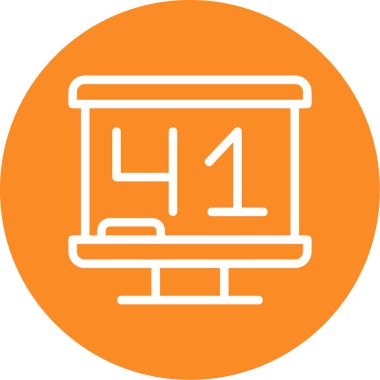 45 randevu ikonu. Web için 45 tarih vektör simgesinin basit çizimi