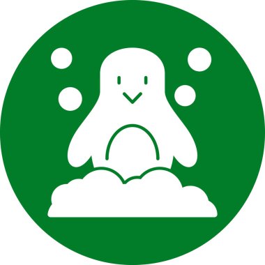 Hayalet. Web simgesi basit tasarım