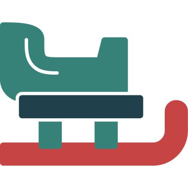 Koltuk. Web simgesi basit illüstrasyon