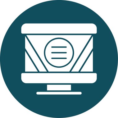 seo modern simgesinin vektör illüstrasyonu