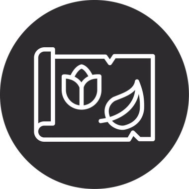 yiyecek ikonu vektör illüstrasyonu