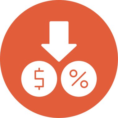 Beyaz arkaplanda dolar vektör illüstrasyonu