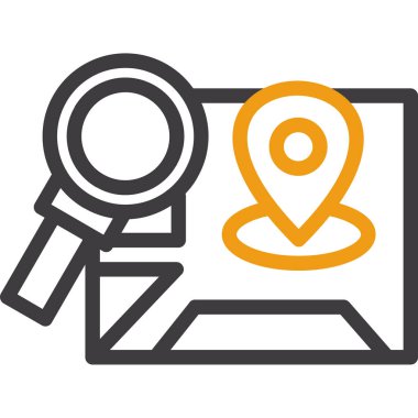 Yer düz vektör simgesi