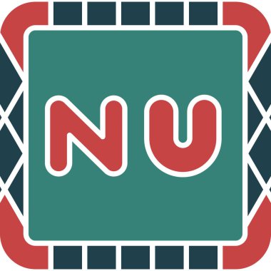 n harfinin vektör logosu