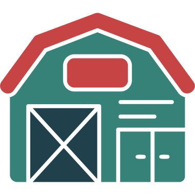 Çiftlik ahırı. Basit tasarım