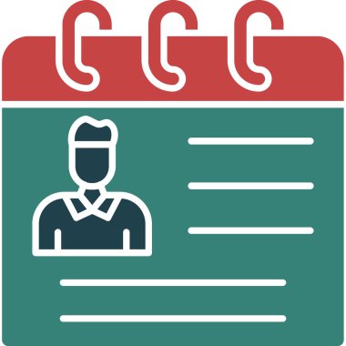 Takvim simgesi vektör illüstrasyonu