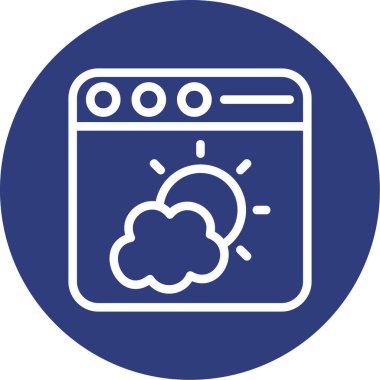 seo modern simgesinin vektör illüstrasyonu