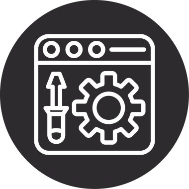 onarım hizmeti, illüstrasyon, simge, beyaz arkaplan üzerindeki vektör