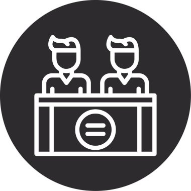 İnsan simgesinin vektör illüstrasyonu