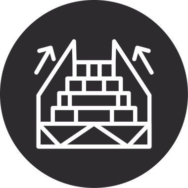 vektör yapı simgesi illüstrasyonu