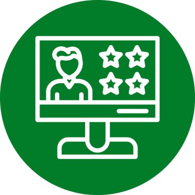 Bir yıldızın vektör illüstrasyonu