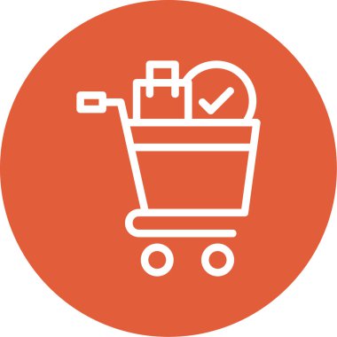 Alışveriş arabası. Basit tasarım