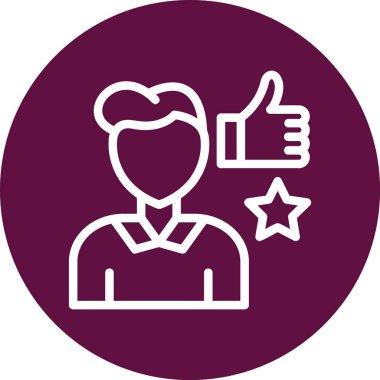 başparmak vektör sembol tasarımı