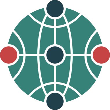 genel ağ vektör illüstrasyonu