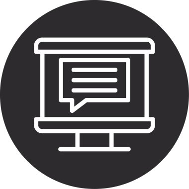 Bilgisayar monitörü simgesi. beyaz arkaplanda izole edilmiş web tasarımı için bilgisayar vektör sembolü