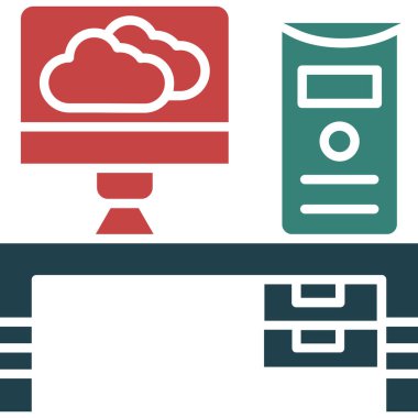 veri bulut sunucu simgesi