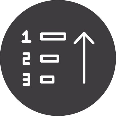 Modern bir simgenin vektör illüstrasyonu