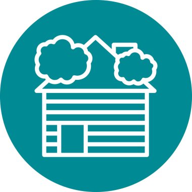 ev simgesi vektör illüstrasyonu