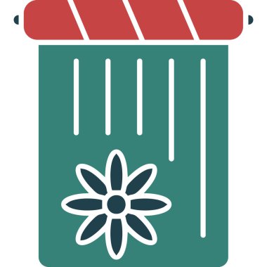 Dükkan. Web simgesi basit illüstrasyon