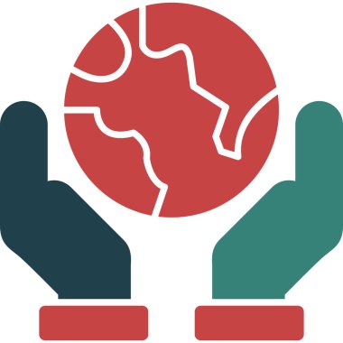 toprak simgesi vektör illüstrasyonu