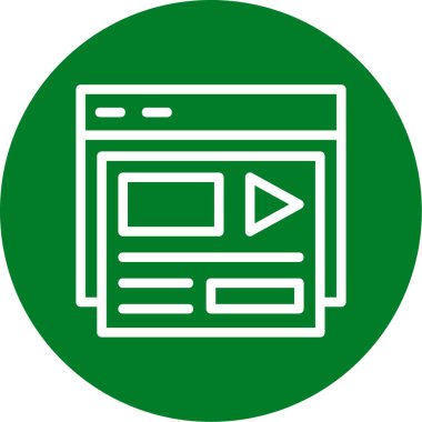 seo modern simgesinin vektör illüstrasyonu