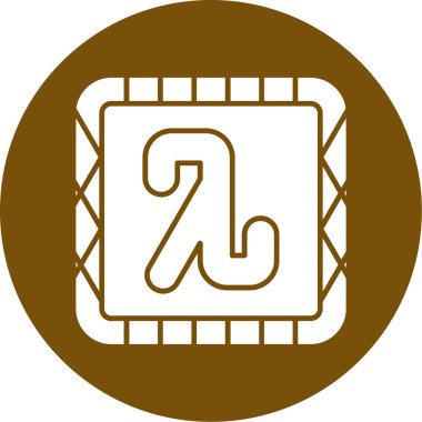 Bir ahşap simgenin vektör illüstrasyonu