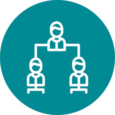 bir grup insan simgesi vektör illüstrasyon tasarımı