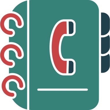 - Telefon. Web simgesi basit illüstrasyon