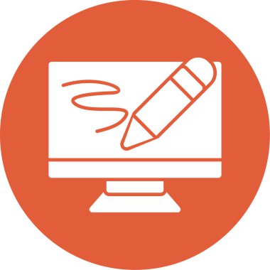 dizüstü bilgisayar simgesi, vektör illüstrasyonu