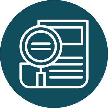 vektör Arama Simgesi illüstrasyonu