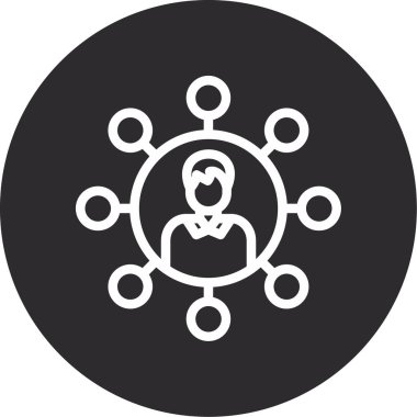 kullanıcı düz vektör simgesi