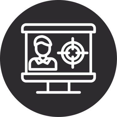 Moda tarzında izole edilmiş iş simgesi