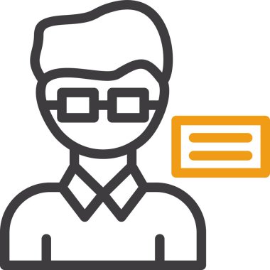 Gözlüklü Avatar Adam