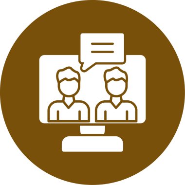 iş ve ofis simgesi, vektör illüstrasyonu