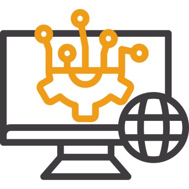 Ağ web simge vektör çizim