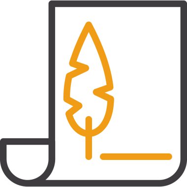 Bir kalemin vektör illüstrasyonu