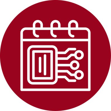 Modern simgenin vektör illüstrasyonu