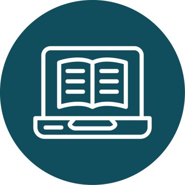 kitap simgesi vektör illüstrasyonu