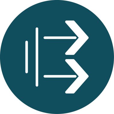 ok simgesi vektör illüstrasyonu