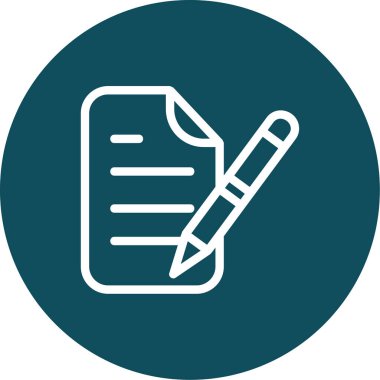 Kağıt simgesinin vektör illüstrasyonu