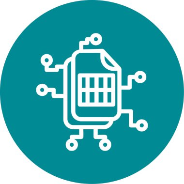 vector illustration of modern robot