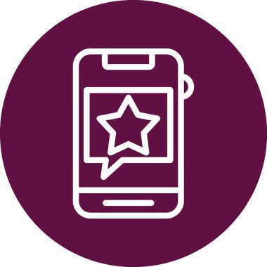 Modern simgenin vektör illüstrasyonu