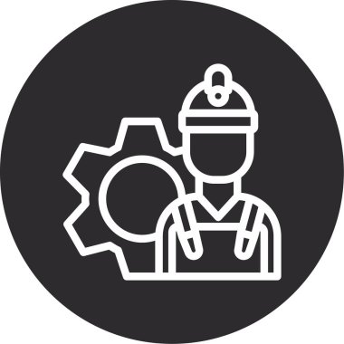 Modern simgenin vektör illüstrasyonu